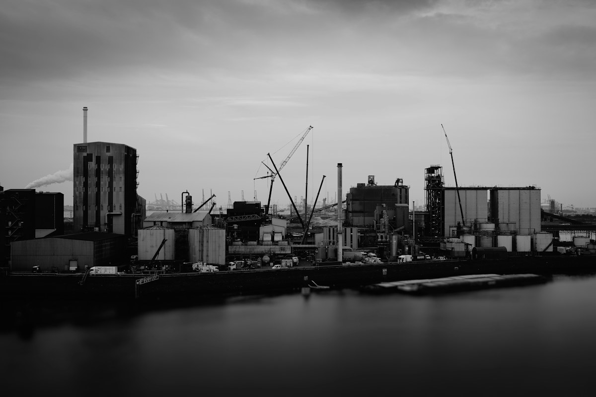 Industrial freight operations at the Port of Rotterdam